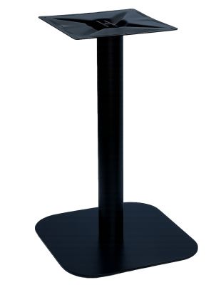 Stolová podnož s podestou; černá